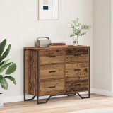 vidaXL Comodă Lemn Vechi 91x35.5x74.5 cm Lemn Prelucrat