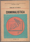 Emilian Stancu - Criminalistica (autograf, dedicatie)