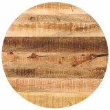 VidaXL Blat de masă, &Oslash; 80x3,8 cm, lemn masiv de mango brut, rotund