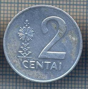 AX 933 MONEDA- LITUANIA(LIETUVA) - 2 CENTAI -ANUL 1991 -STAREA CARE SE VEDE foto