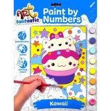Art Paint by Number Kawaii - Carte Activity Book in Engleza