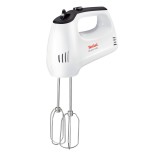 Mixer de mana Tefal HT310138, 300 W, 4 viteze, Alb