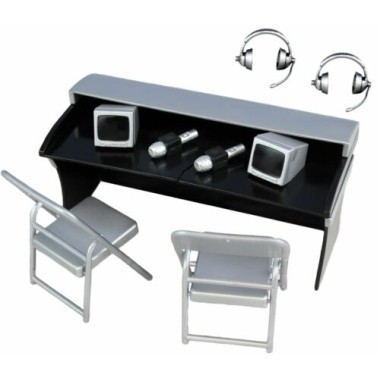 Playset comentatori WWE (argintiu) foto