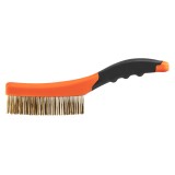 Perie de sarma din alama 4x16 randuri cu maner ergonomic antiderapant
