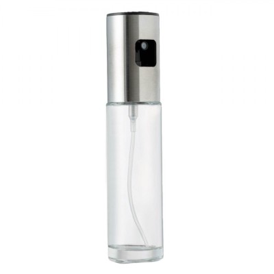 Pulverizator Ulei, Model Transparent, Material Sticlă și Metal, Capacitate 100 ml foto