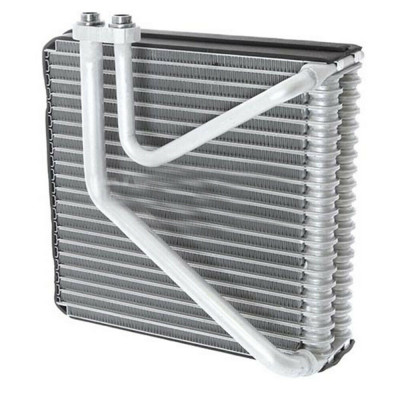 Evaporator aer conditionat Chevrolet Aveo (T250), 2006-2011 motor 1.2, 1.4; 1.5; 1.6; benzina, full aluminiu brazat, 235x224x60 mm, iesire 14, 2 mm, foto