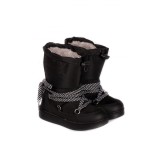 Cizme Fete Bibi Urban Urban Boots Black cu Blanita 37 EU, Negru, BIBI Shoes