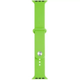 Cumpara ieftin Curea compatibila Apple Watch 1/2/3/4, silicon, 38/40mm Verde, Gonga