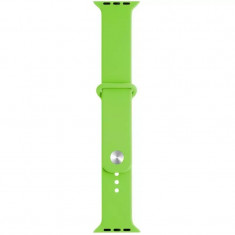 Curea compatibila Apple Watch 1/2/3/4, silicon, 38/40mm Verde