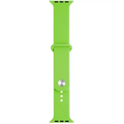 Curea compatibila Apple Watch 1/2/3/4, silicon, 38/40mm Verde foto