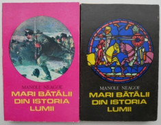 Mari batalii din istoria lumii (2 volume) ? Manole Neagoe foto