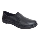 Pantofi dama medicali din piele naturala Ultra Confort Med-Line 278N Negru