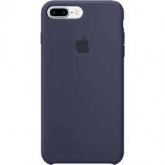 Husa originala din Silicon Albastru pentru Apple iPhone 7 Plus si iPhone 8 Plus foto
