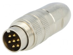 Conector M16 Mufa Tata 7 PIN 5A 250V Drept pentru Cablu foto