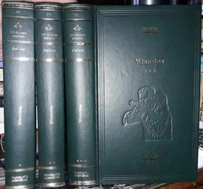 Winnetou - Karl May. Vol.1, Vol.2, Vol.3. Editura Adevărul holding.