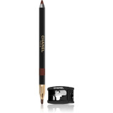 Cumpara ieftin Chanel Le Crayon L&egrave;vres Long Lip Pencil creion contur pentru buze pentru un efect de lunga durata culoare 194 Rouge Noir 1,2 g