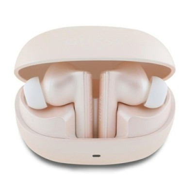 Casti True Wireless Stereo, Bluetooth - Guess Capsule Printed Logo (GUTWST88MCTGP) - Pink foto