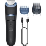 Aparat de tuns Philips Beard Trimmer 3000 Series, 40 trepte, Autonomie 80 min