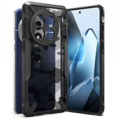 Husa pentru OnePlus 13, Ringke, Fusion X Camo, Neagra foto