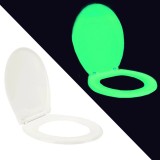 Capac WC Fosforescent Soft Close, Luminează Verde, Universal, ABS, 46x34 cm