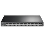 SWITCH POE TP-LINK L2+ Managed 48&Atilde;&mdash; Porturi Gigabit L2+ si 4&Atilde;&mdash; Sloturi 10GE SFP+, carcasa metalica, rackabil &quot;TL-SG3452XP&quot; (timbru verde 2 lei)
