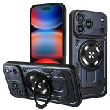 Husa iPhone 17 Pro Max Asteroid GSM RuggedCam, albastru
