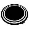 Covor HAMPTON cadru cerc negru, cerc 200 cm