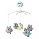 Cumpara ieftin Carusel muzical Baby Mix, bufnite gri