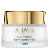 Ahava, MultiVitamin, &Icirc;ntărire, Dimineață, Sm&acirc;nt&acirc;nă, Pentru față, SPF30, 50 ml