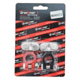 Set borne baterie auto rosu si negru Breckner Germany, montaj rapid