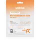 Notino Brightening Bio-Cellulose Face Mask with Vitamin C mască textilă iluminatoare 25 g