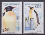 CHILE 1993 FAUNA PASARI PINGUINI, Nestampilat