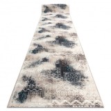 Traversa anti-alunecare PATCHWORK vintage, gumă bej, 100 cm
