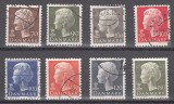 A12 S6 10 - Timbre foarte vechi - Danemarca - regalitate, Regi, Stampilat