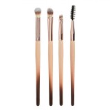 Set Pensule Machiaj, Elegant Eyes, Bej Ombre, 4 Bucăți, Oem