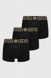 Versace boxeri 3-pack barbati, culoarea negru