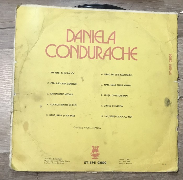 Vinil 4.1 Vinyl Electrecord , Daniela Condurache