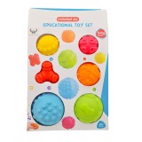 Set 6 mingi senzoriale pentru bebeluși, 8 - 16 cm