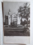 Carte poștală veche &bdquo;Cluj &ndash; Teatrul Naţional&rdquo; RPR, faţă alb-negru, 1947-60, Necirculata, Fotografie