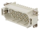 Conector HDC Inserturi Contact Tată S-D PIN 25-40&divide;125&deg;C