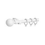 Galerie pentru Perdele Extensibila Metalica Off White Mata 110 cm - 210 cm