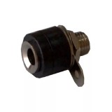 Mufa Banana Mama 4mm Panou Plastic Negru OEM - Montare Panou, Diametru 11mm, Filet 5.7mm