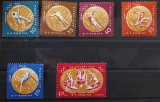 Romania 1961 - Medalii olimpice Melbourne si Roma (4 poze) MNH