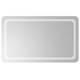 Cumpara ieftin Oglinda de baie cu LED, 100x60 cm