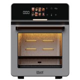 Cumpara ieftin Friteuza cu Aer Cald iHunt Bro Air Fryer Oven, 18L, 1800W, Ecran Touch LED, 8 Programe de Gatire, Temperatura Reglabila, Timer, Mentinere la Cald