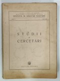 INSTITUTUL DE CERCETARI FORESTIERE , STUDII SI CERCETARI , SERIA 1, VOLUMUL XII , 1951