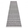 Covor, traversa SISAL SION aztec 22168 țesute plate negru / ecru, 80x250 cm