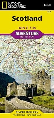 Scotland Adventure Travel Map