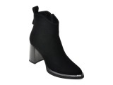 Botine FLAVIA PASSINI negre, C5995, din piele intoarsa
