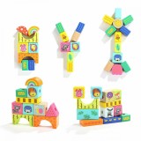 Set de constructie - Animalute din padure PlayLearn Toys, Topbright